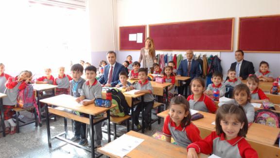 İlçe Milli Eğitim Müdürü Ahmet DAVU Başkanlığında Mehmet Bilgili İlkokulu Ziyaret Edildi.