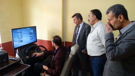 İlçe Milli Eğitim Müdürü Ahmet Davu Özel Suluova Sürücü Kursunda İncelemede Bulundu