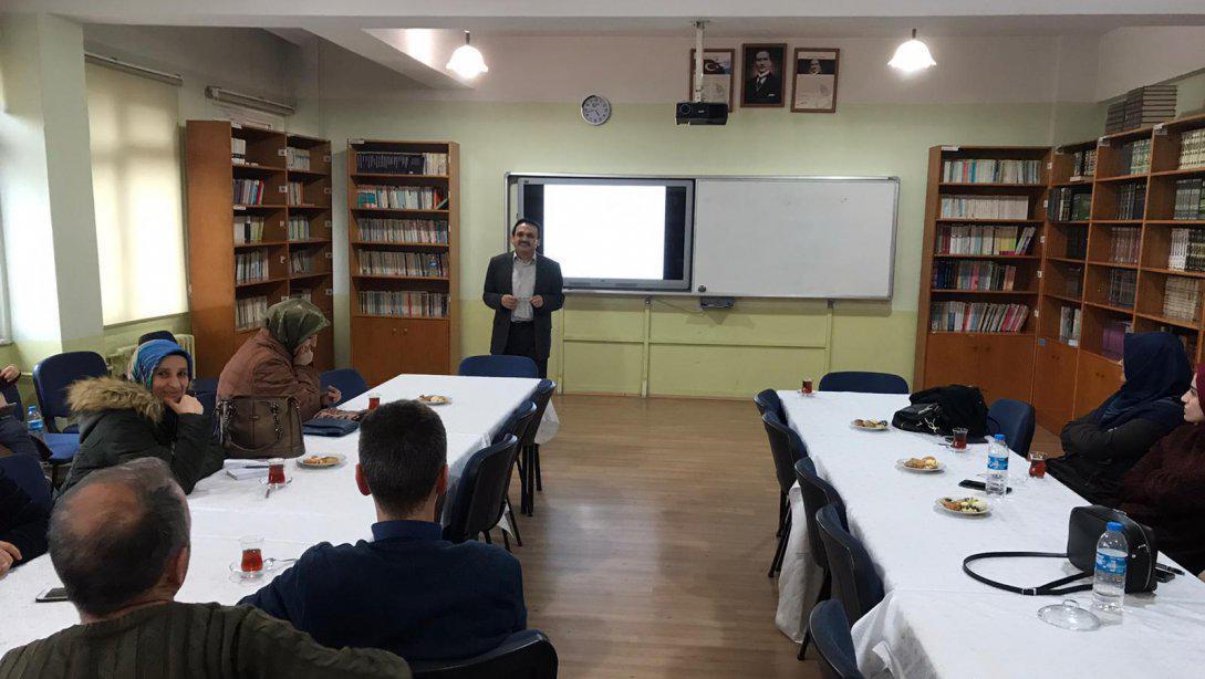 2019-2020 Öğretim Yılı Aralık Ayı DKAB toplantısı Şehit Osman Karkuş Anadolu İmam-Hatip Lisesinde yapıldı.
